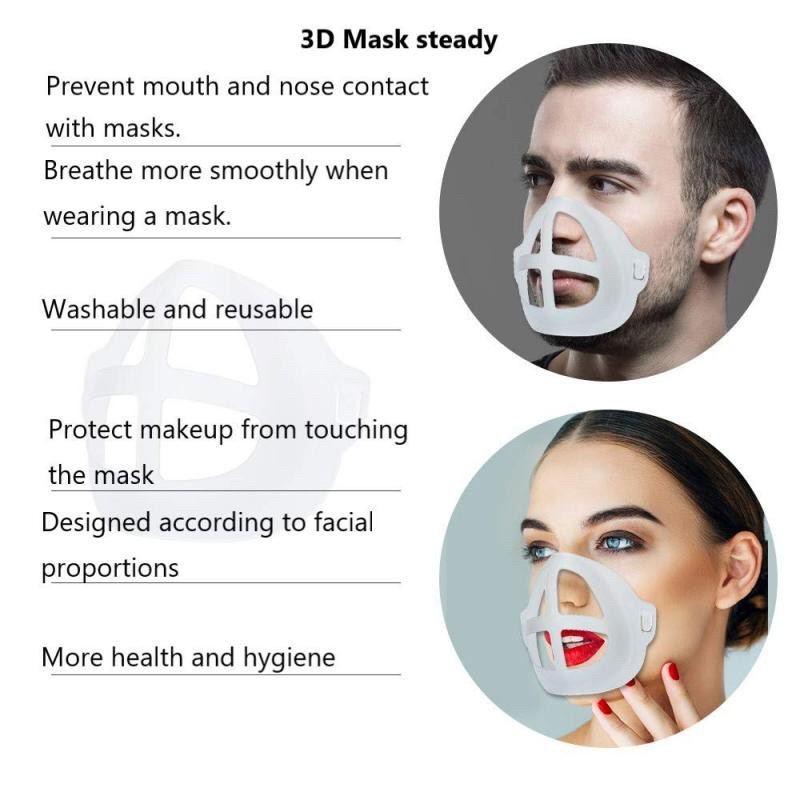 Penyangga masker 3D / Bracket masker 3D / Braket masker / Dudukan masker LENTUR