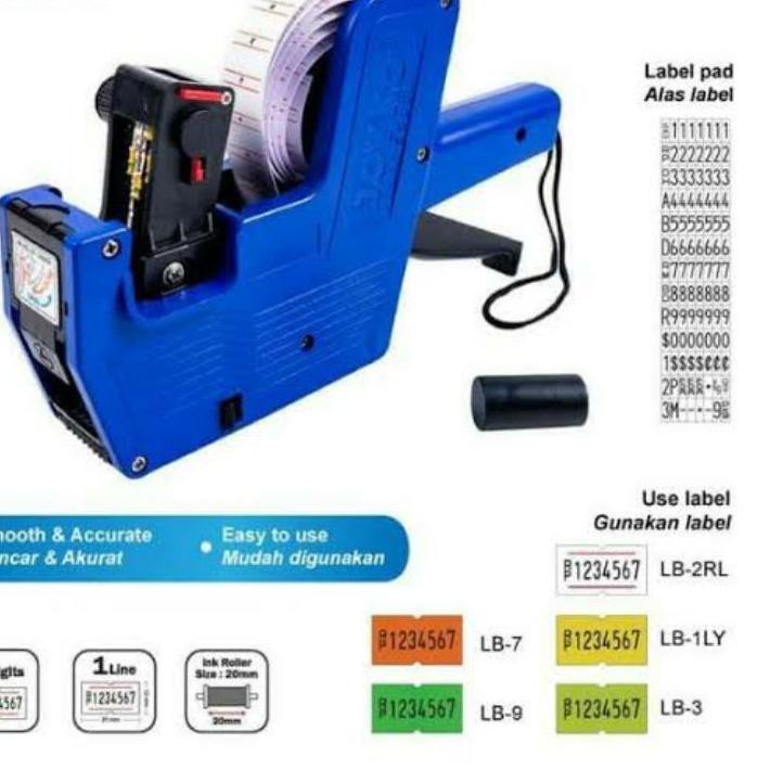 

ヷ Mesin Label Harga 1 Baris 8 Digit Price Labeller Joyko MX5500 ゃ