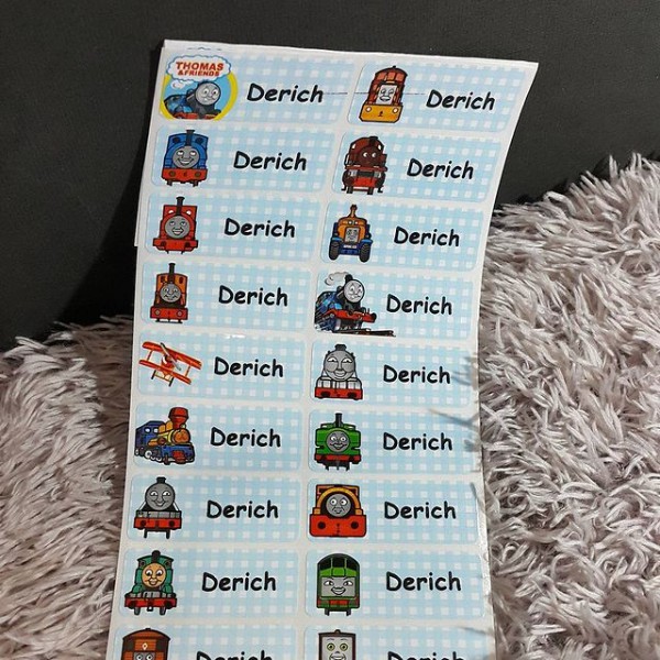 

Thomas Label nama sticker label name waterproof