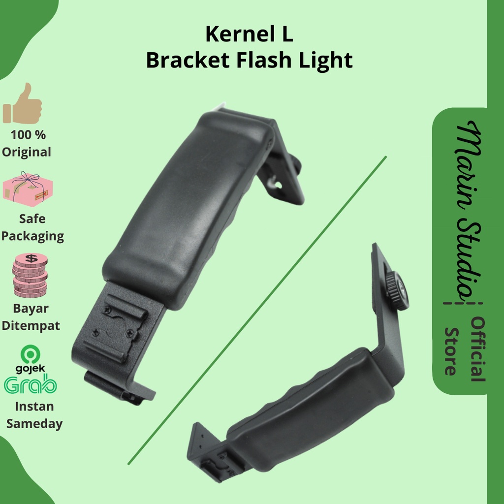 Kernel L Bracket Flash Light Adjustable Holder Mount for DSLR Camera Camcorder Aksesoris Kamera DSLR