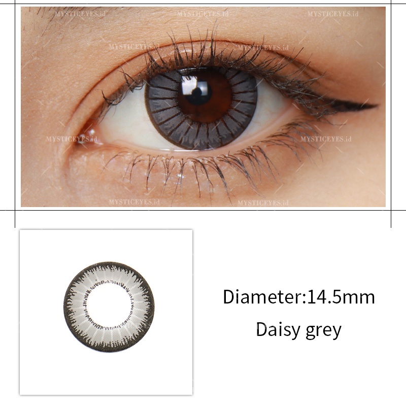 [✅COD] MYSTICEYES SOFTLENS CRACK GODDESS SERI 14.5MM MINUS -7.00 S/D -10.00