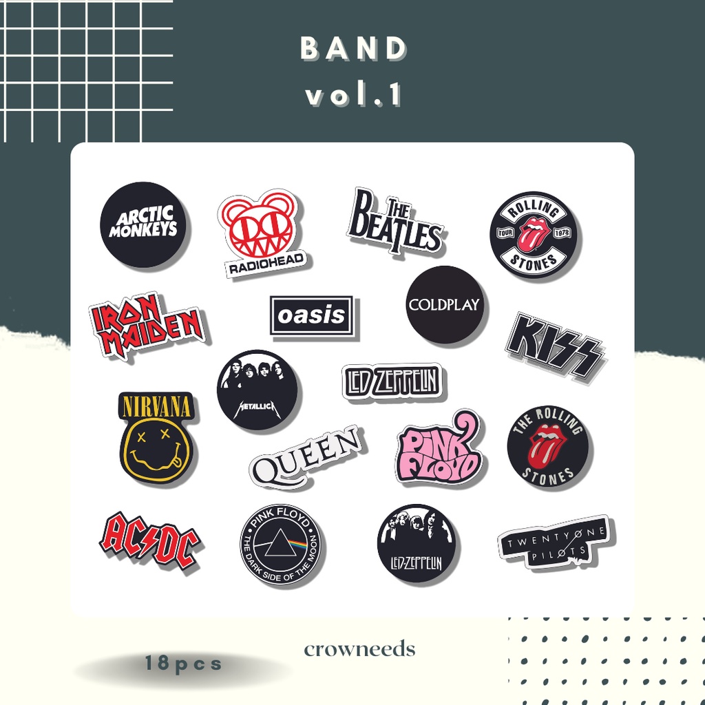 

[STIKER BAND VOL.1] STICKER AESTHETIC | STICKER TUMBLR | STIKER PACK | STIKER LAPTOP | STIKER HP | STIKER AESTHETIC | STIKER BAND | STIKER LOGO | STIKER HYPEBEAST