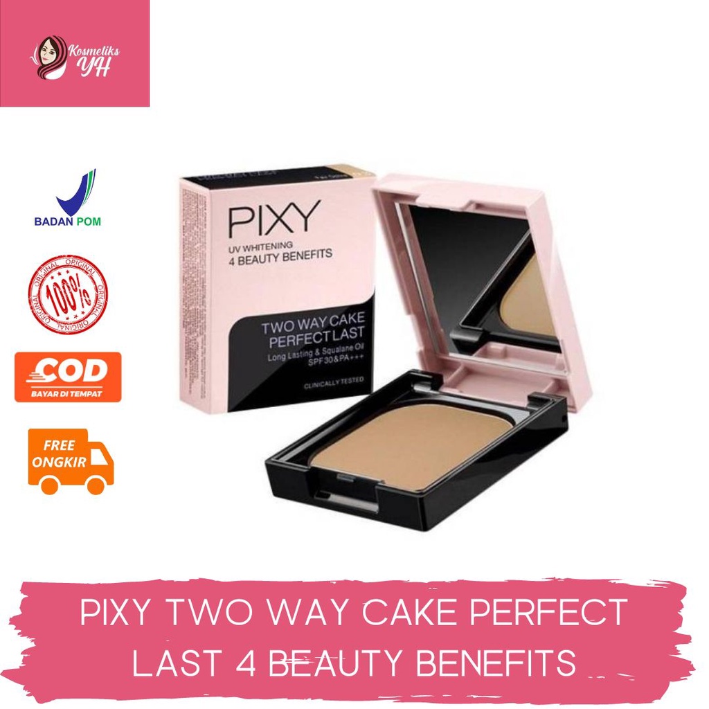 PIXY TWO WAY CAKE BEDAK PIXY TWO WAY CAKE LONG LASTING SPF 30&PA +++ BEDAK PADAT PIXY UV WHITENING