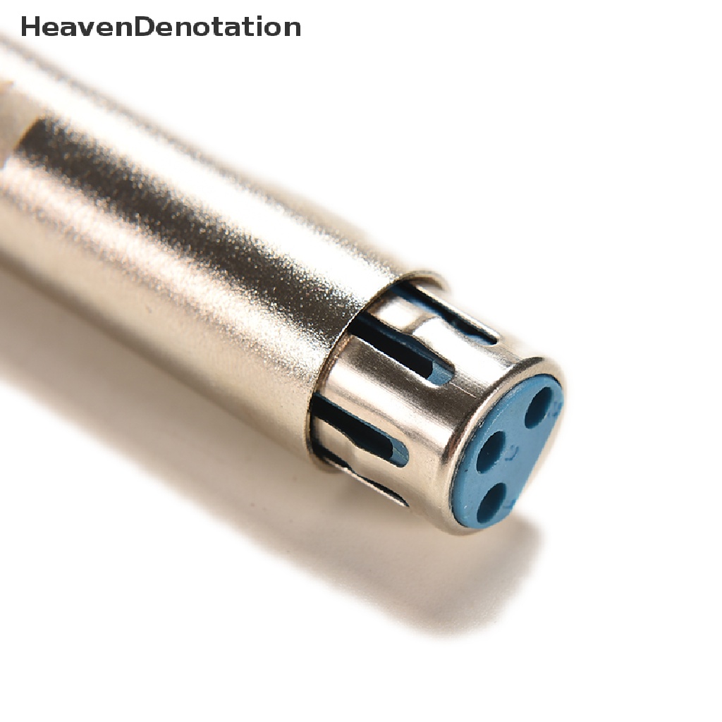 [HeavenDenotation] 3 PINS XLR TO XLR FEMALE Microphone Cable Extender Extension Adaptor Coupler