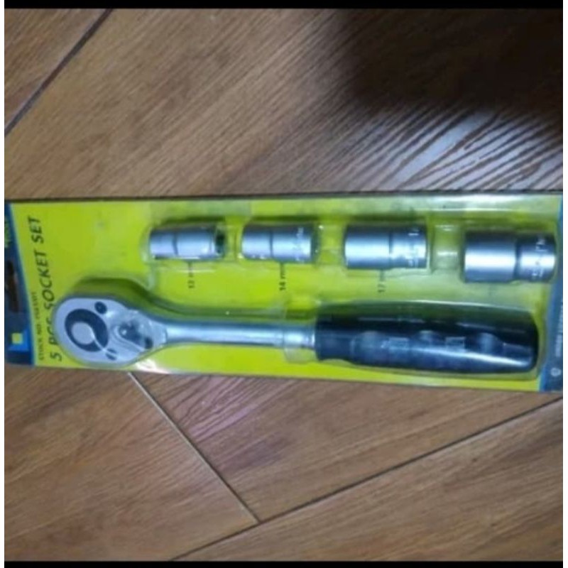 (ADN)kunci sock set 5 pcs 1l 2 inch dargan socker set