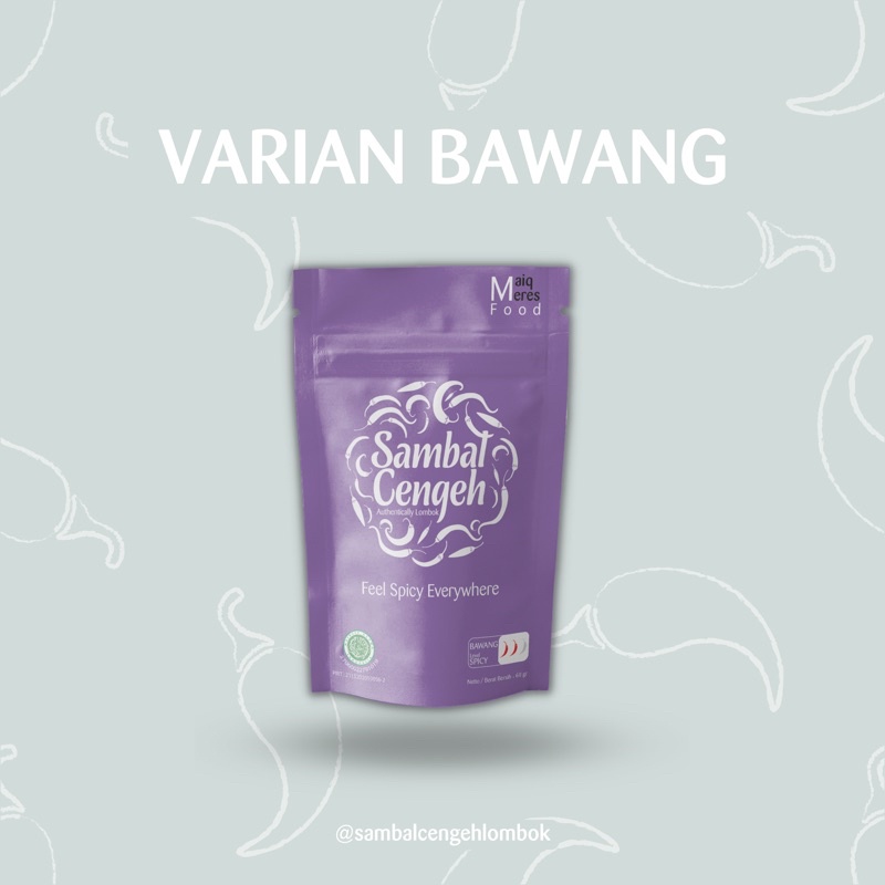 

Sambal Cengeh BAWANG Sambal Kering Kemasan Cocok Untuk Traveling Praktis Awet Oleh Oleh Khas Lombok