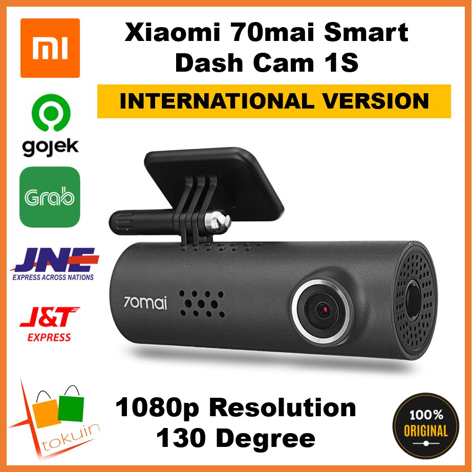 Xiaomi 70MAI 1S Smart Dash cam 1080p 130 Degree Mobil Car Dash Camera