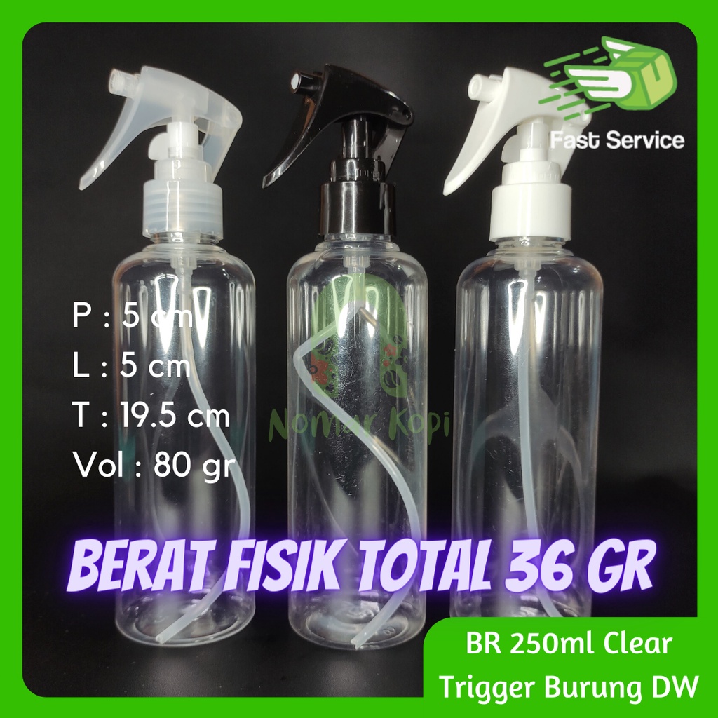 Botol 150ml Mini Trigger Spray Neck 24