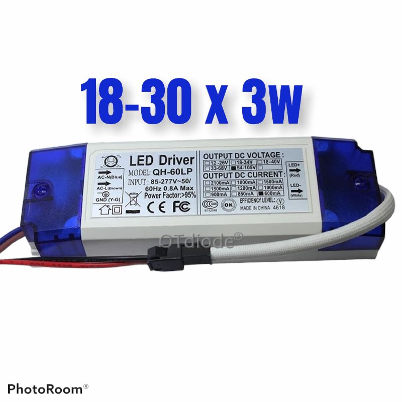 driver 18-30 x 3w led hpl
