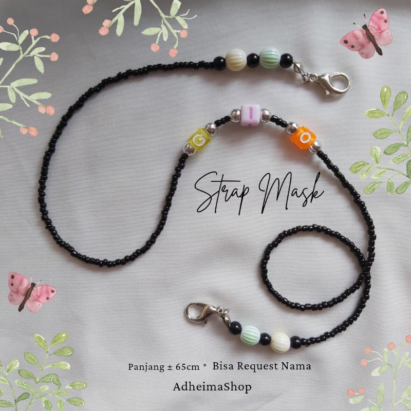 Tali Masker / Gantungan Masker nama / tali gatungan masker / strap mask