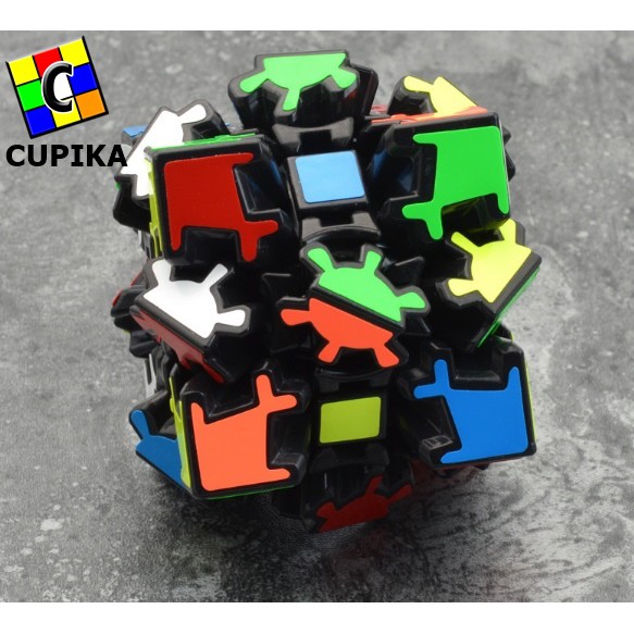 Rubik 3x3 Gear Lefun V2 Full Sticker Magic Cube