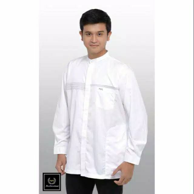 Baju Koko Dewasa Muslimadani Putih