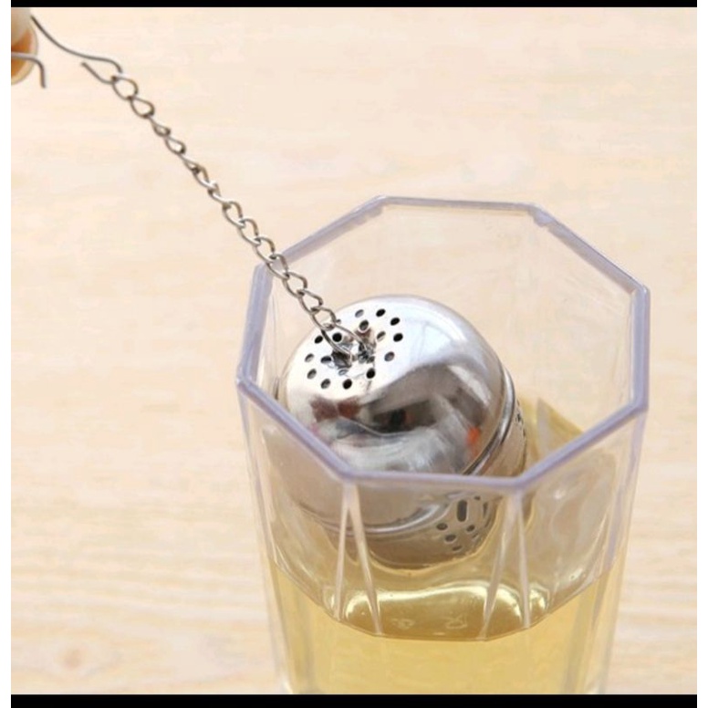 SARINGAN DAUN TEH / SARINGAN MINI STAINLESS DAUN TEH / STAINLESS STEEL TEA BALL