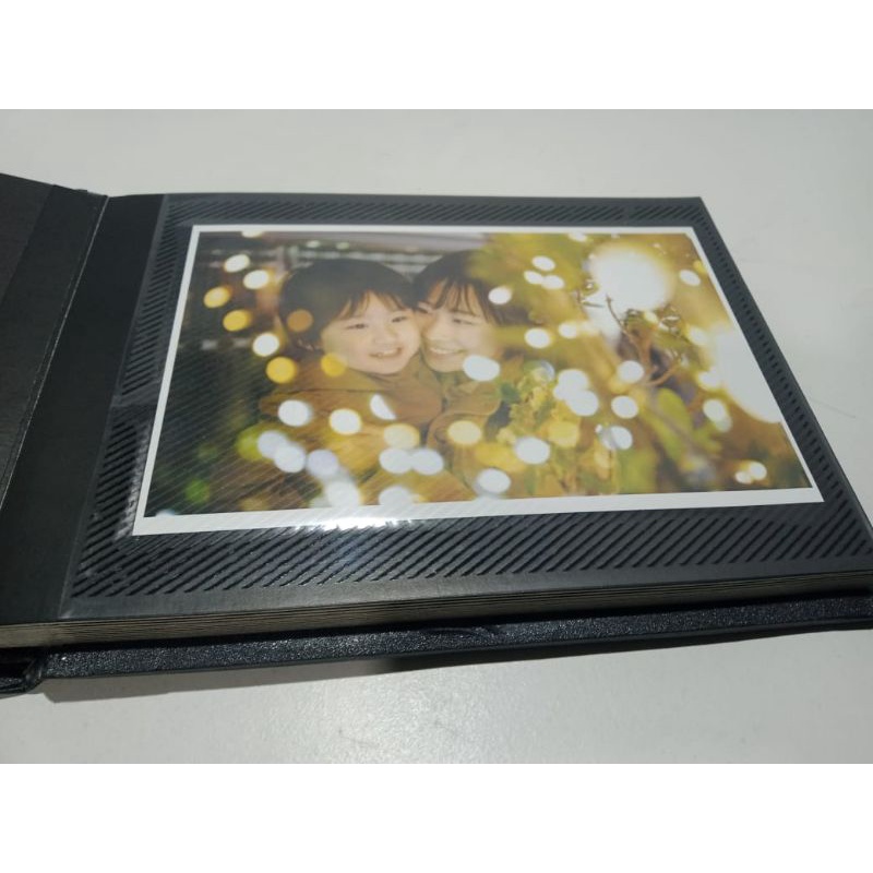 [Best Quality] Album Foto Polaroid Mini Buku Album Perekat Magnetic Blacksheet