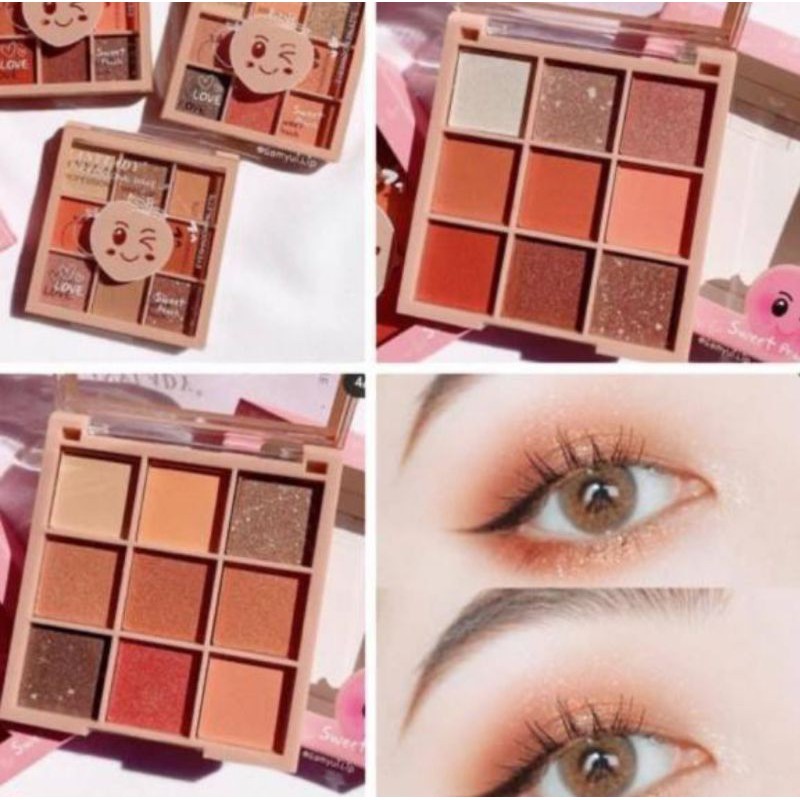 [ PERPCS ] Eyeshadow anylady / anylay Sweet peach | sweet love Besar 35 warna No.756 | 511E//8104