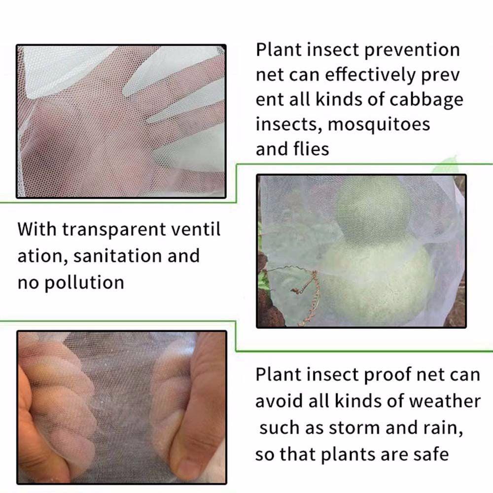 [Elegan] Jaring Pelindung Tanaman Reusable Anti-Bird Pest Control Bug Net Perlindungan Sayuran Mesh Penghalang Burung Serangga