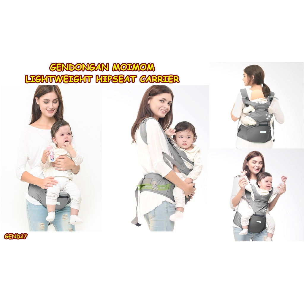 GEND27 GENDONGAN MOOIMOM LIGHTWEIGHT HIPSEAT CARRIER