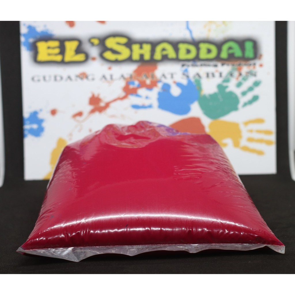 Plastisol WB CMYK MAGENTA 1kg plastisol tinta sablon kaos manual