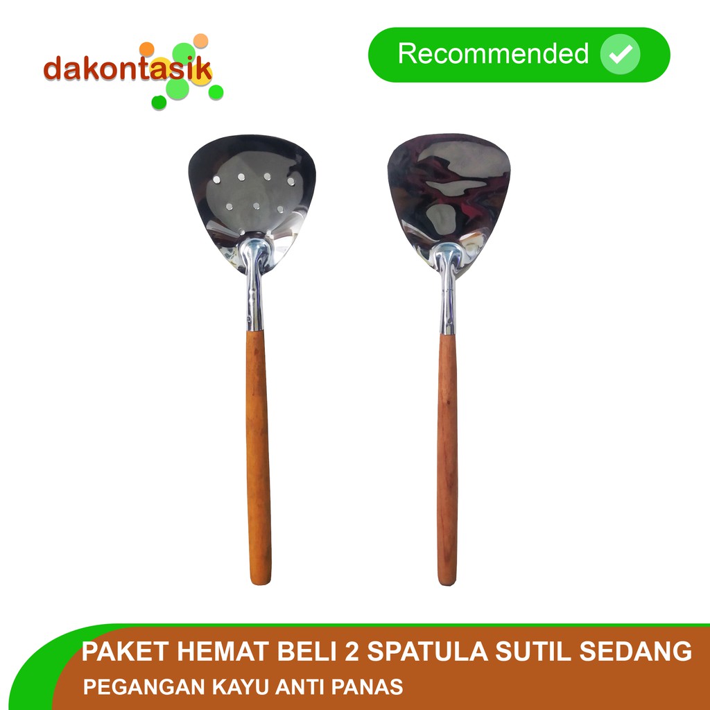 PAKET HEMAT BELI 2 SPATULA SUTIL SEDANG