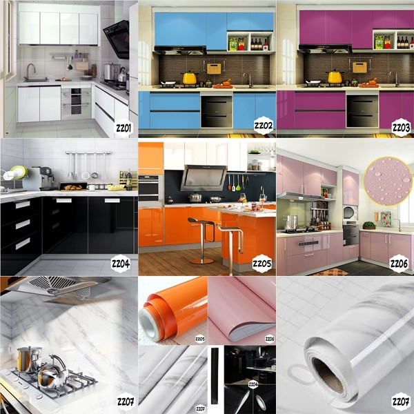 [NEW MOTIF] Wallpaper Sticker Dinding MARMER TEGEL MARBEL 60cm X 5m STICKER - ANTI AIR ANTI MINYAK