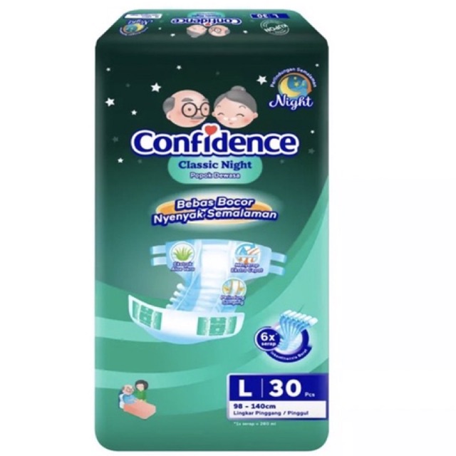 Confidence L30 Popok Dewasa Classis Night