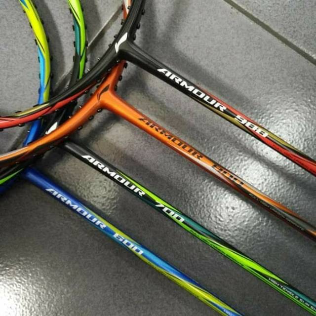 Armour/600/700/800/900/lining/raket/badminton/bulutangkis/original/tas 1 resleting/ap 6