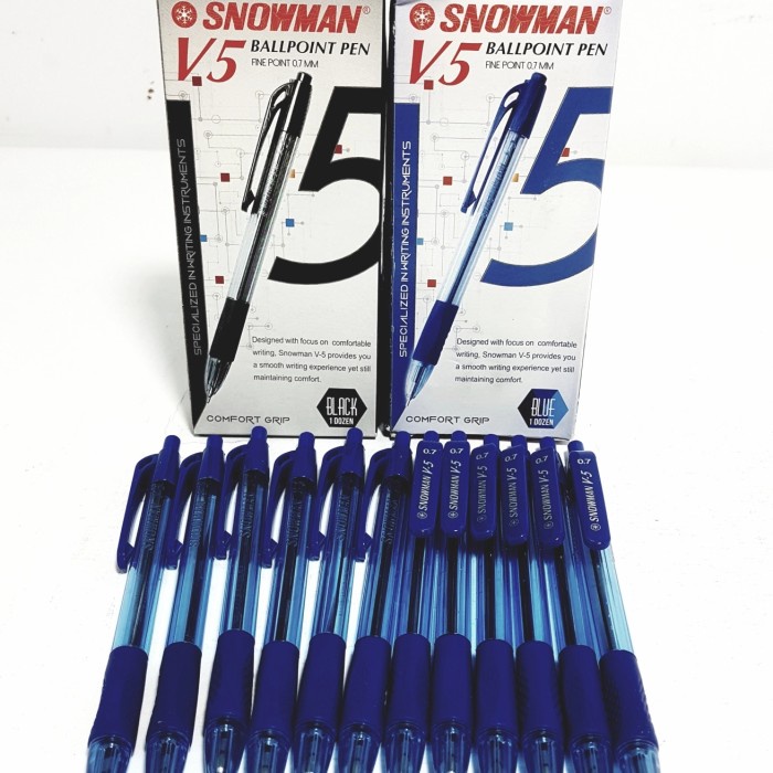 

Segera Miliki Harga Grosir (5Pcs) Pulpen Ballpoint Pen Snowman V5 Limited