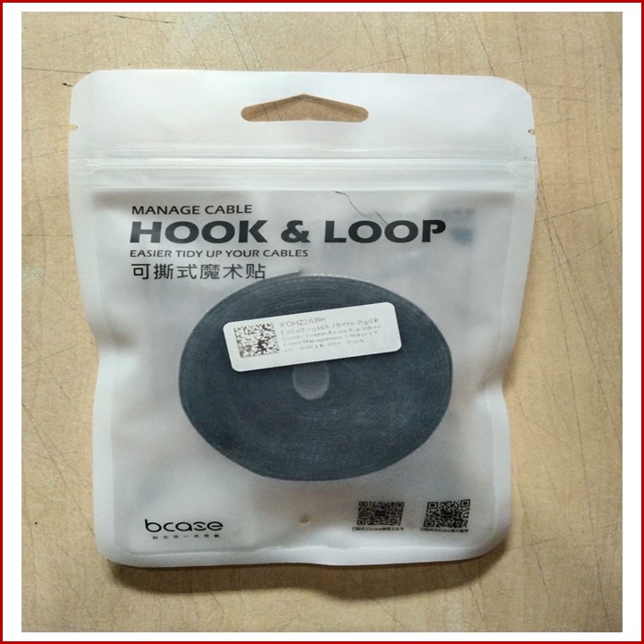 Xiaomi Lakban Velcro Hook &amp; Loop  Velcro Cable Management lebar 1CM