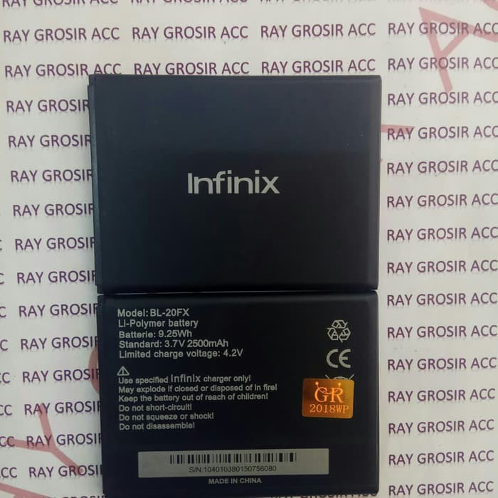 Baterai Original Infinix BL-20FX , BL 20FX , Hot X507