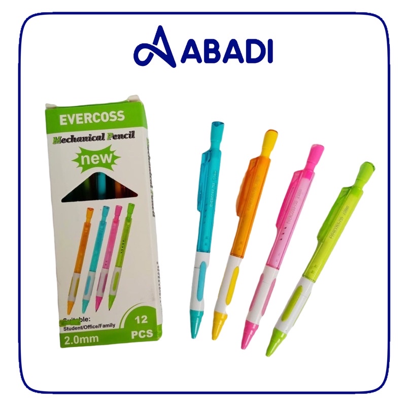 

PENSIL MEKANIK EVERCOSS / CETEKAN isi 12