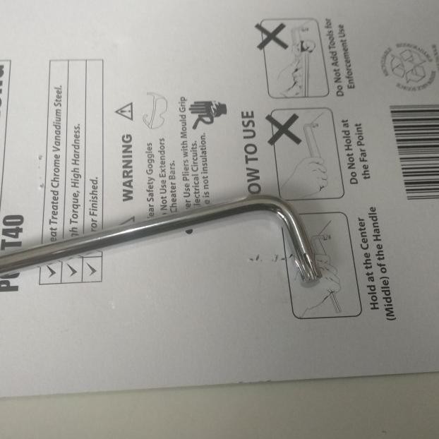 ☈ Kunci L Bintang Panjang T40 Japan Standart ◘