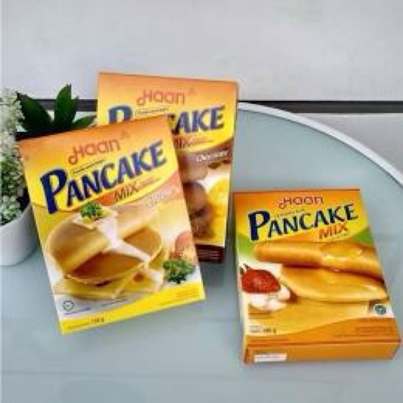 

Haan Pancake Mix Vanilla 180gr / Pancake Mix Cheese 150gr