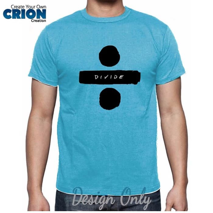 Kaos Ed Sheeran - Ed Sheeran Devide - By Crion