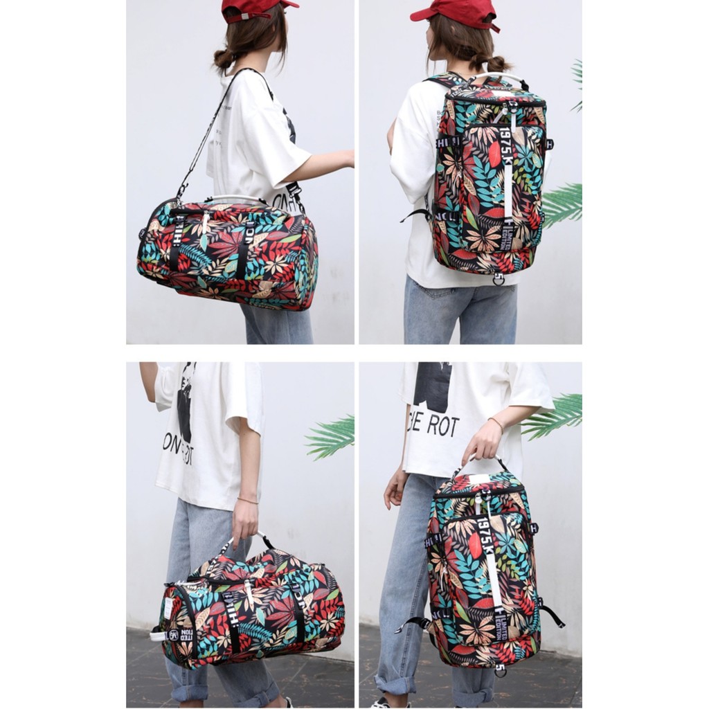 TAS BACKPACK TRAVELLING TAS SUPER BESAR MUAT BANYAK BARANG TAS DUFFEL BAHAN KANVAS IMPORT TERMURAH