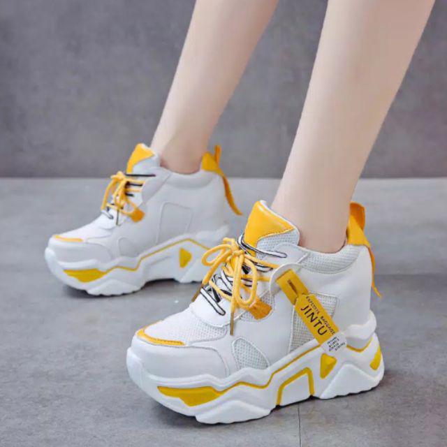 Scarlett® Ashwin Sydney Sneakers Edition S502105 NDY# FASHION BRANDED IMPORT SNEAKERS WANITA BATAM-Kuning