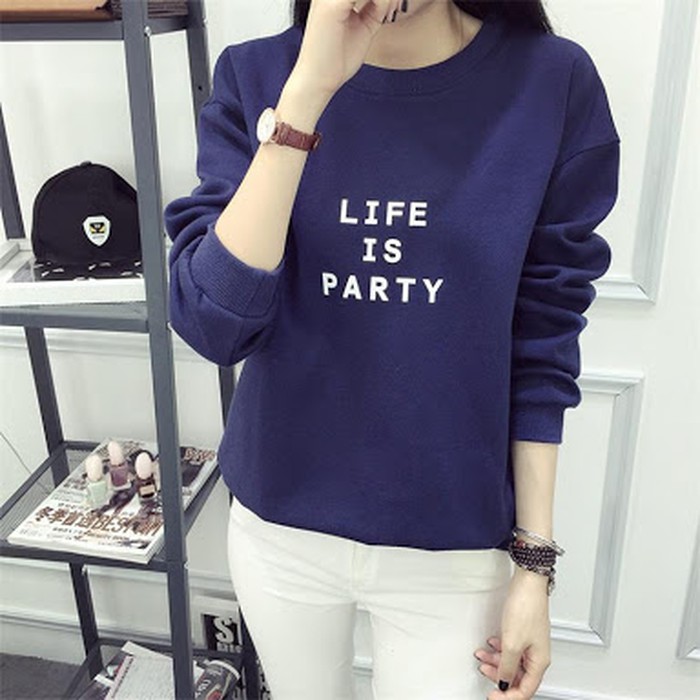 Corniche Rana Blouse Blue TB230914 i.123578501.2105895960 / Pakaian Wanita / Atasan / blouse