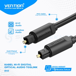 Vention BAE Kabel Toslink Digital Audio Optical / Fiber Optik
