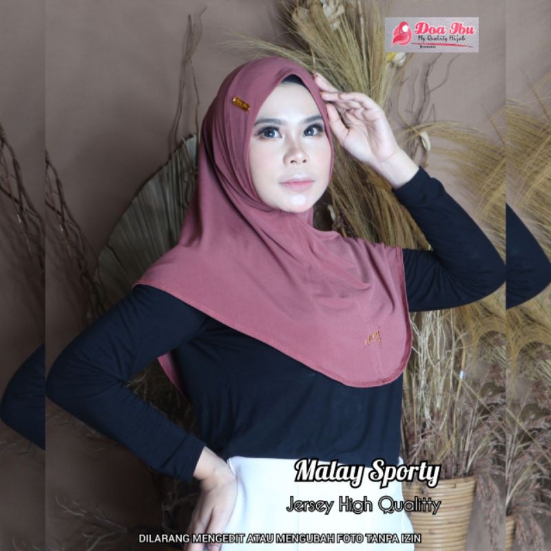 69 JILBAB MALAY SPORTY DOA IBU KHUSUS PUTIH TULANG