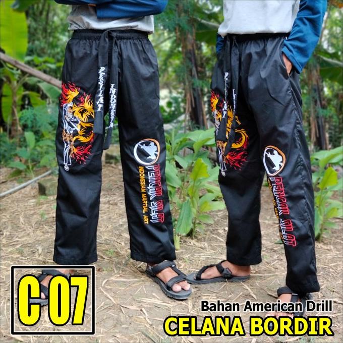 [COD] Celana Silat Bordir Komprang TERMURAH Kode 420