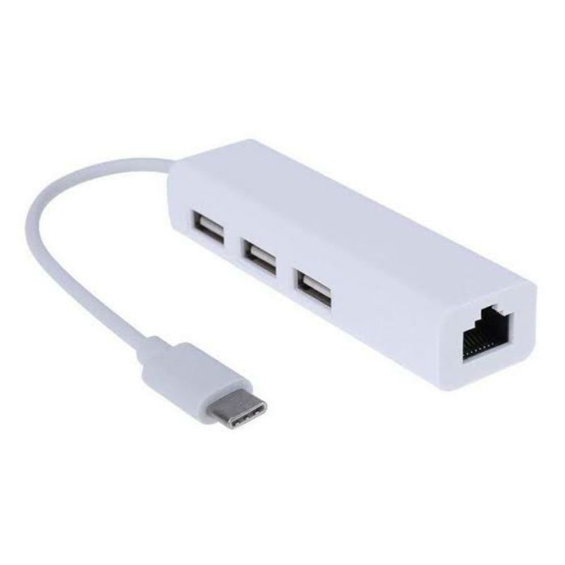 Type C to Lan to USB Slot