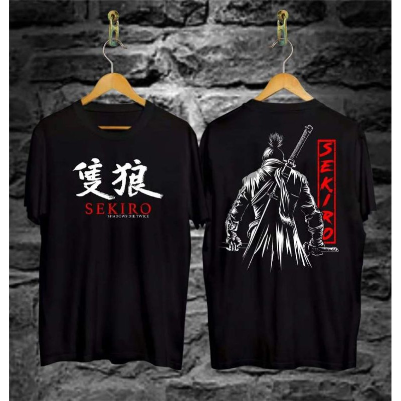 BAJU KAOS SEKIRO-KAOS SEKIRO JAPAN-KAOS SAMURAI-KAOS SABLON-KAOS DISTRO TERBARU-KAOS PRIA KEREN