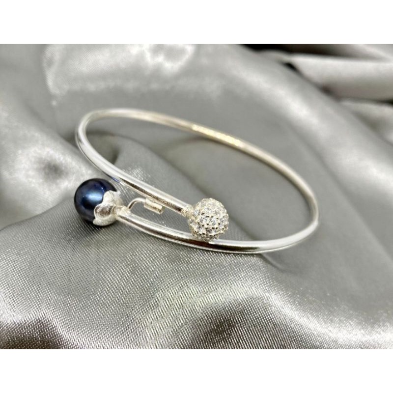 Gelang perak mutiara Lombok