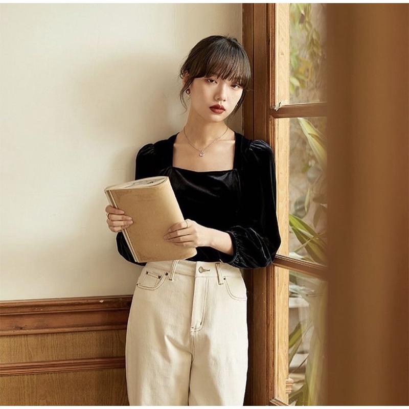 Sister Choice | Valen Top Korean Beludru Import