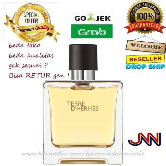 Terbatas  Parfum Pria Original Terre D Hermes EDP 75 Ml - Un Box