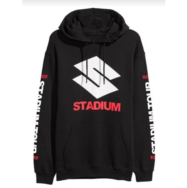 HOODIE JUSTIN BIEBER STADIUM TOUR WORLD JAKET SWEATER