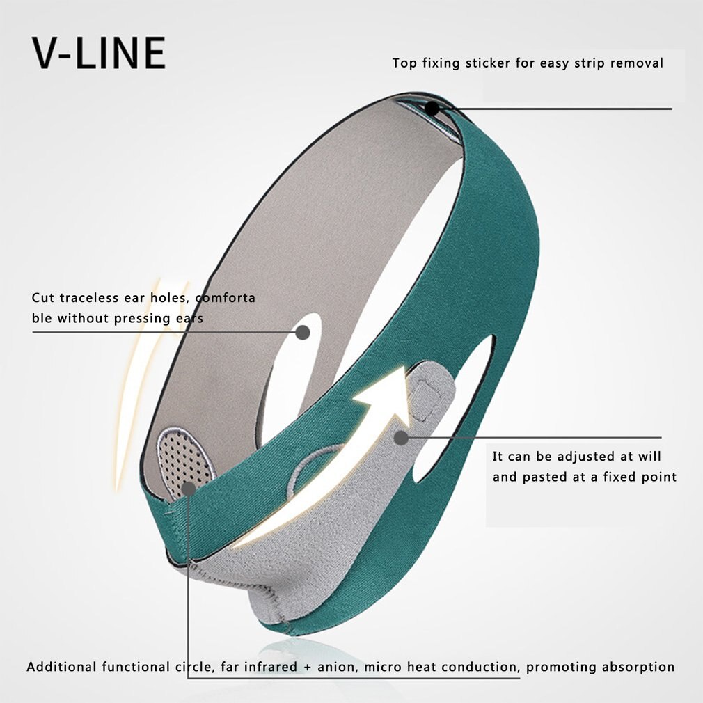 Sabuk Pipi Pelangsing Pipi Alat Penirus Pengencang Wajah V Shape Face Thin Face Lift Penirus Wajah Penirus Pipi Sabuk Penirus Wajah