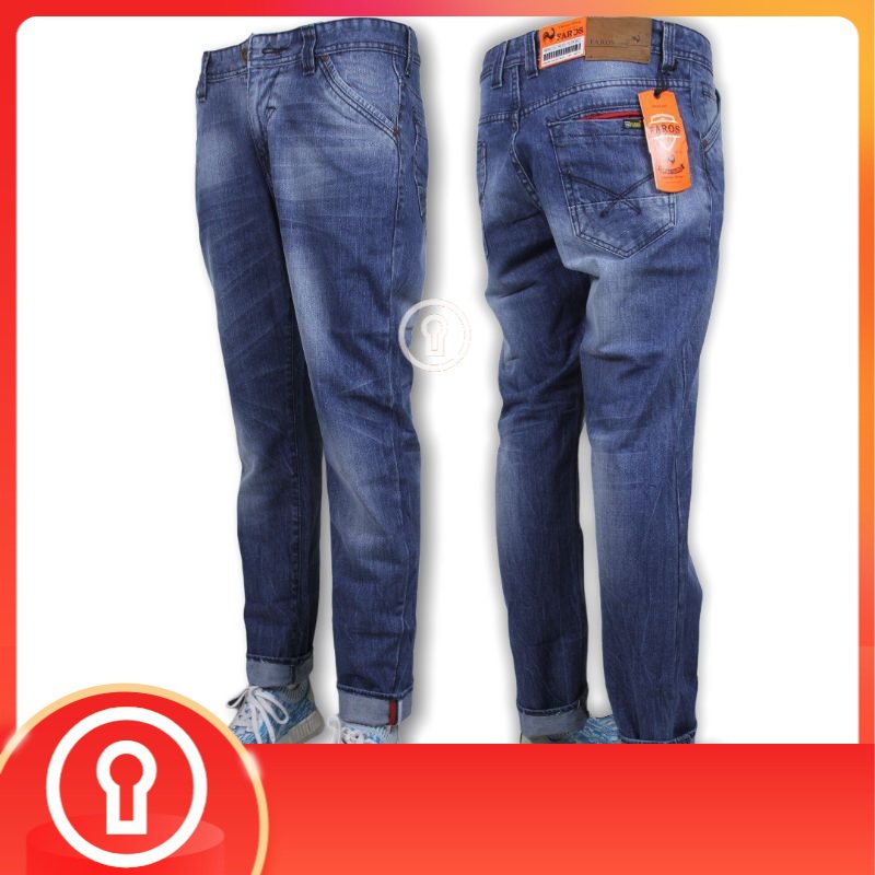 CELANA JEANS PANJANG PRIA BRAND FAROS ORIGINAL