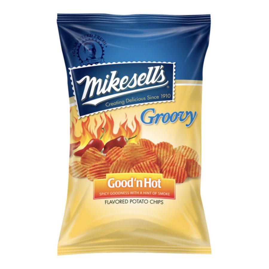 

mikesell's groovy good'n hot 170gr | snack | camilan | kripik | makanan ringan | kue | krupuk