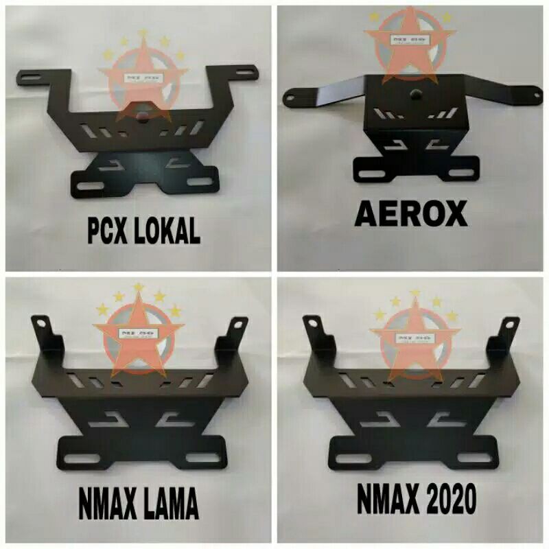 Breket Tatakan Plat Nomor Cha Ready Nmax Lama,Nmax New 2020,Aerox &amp; Honda Pcx New