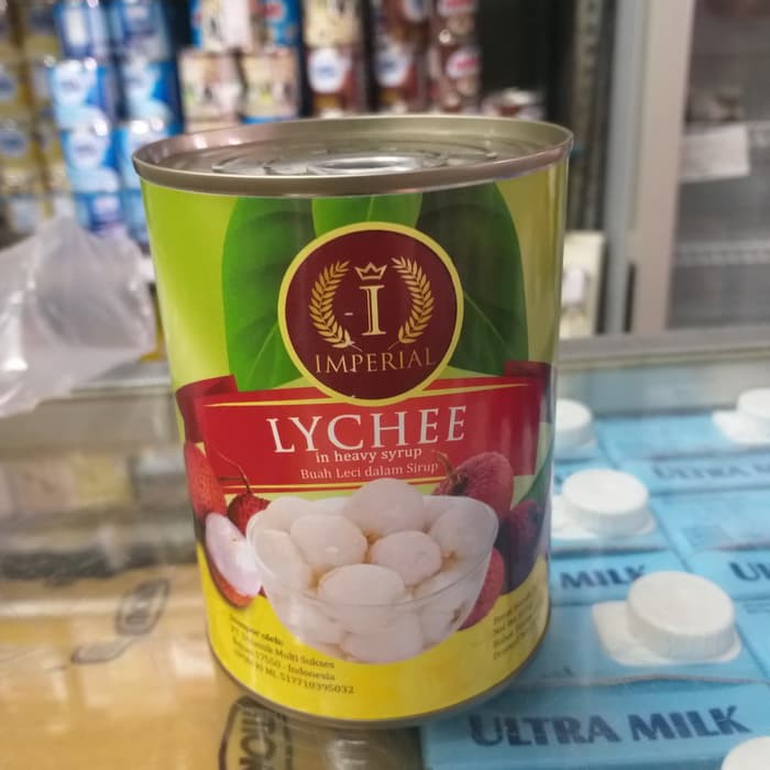 

IMPERIAL leci buah kaleng 565gr lychee syrup kualitas diatas MILI TTS